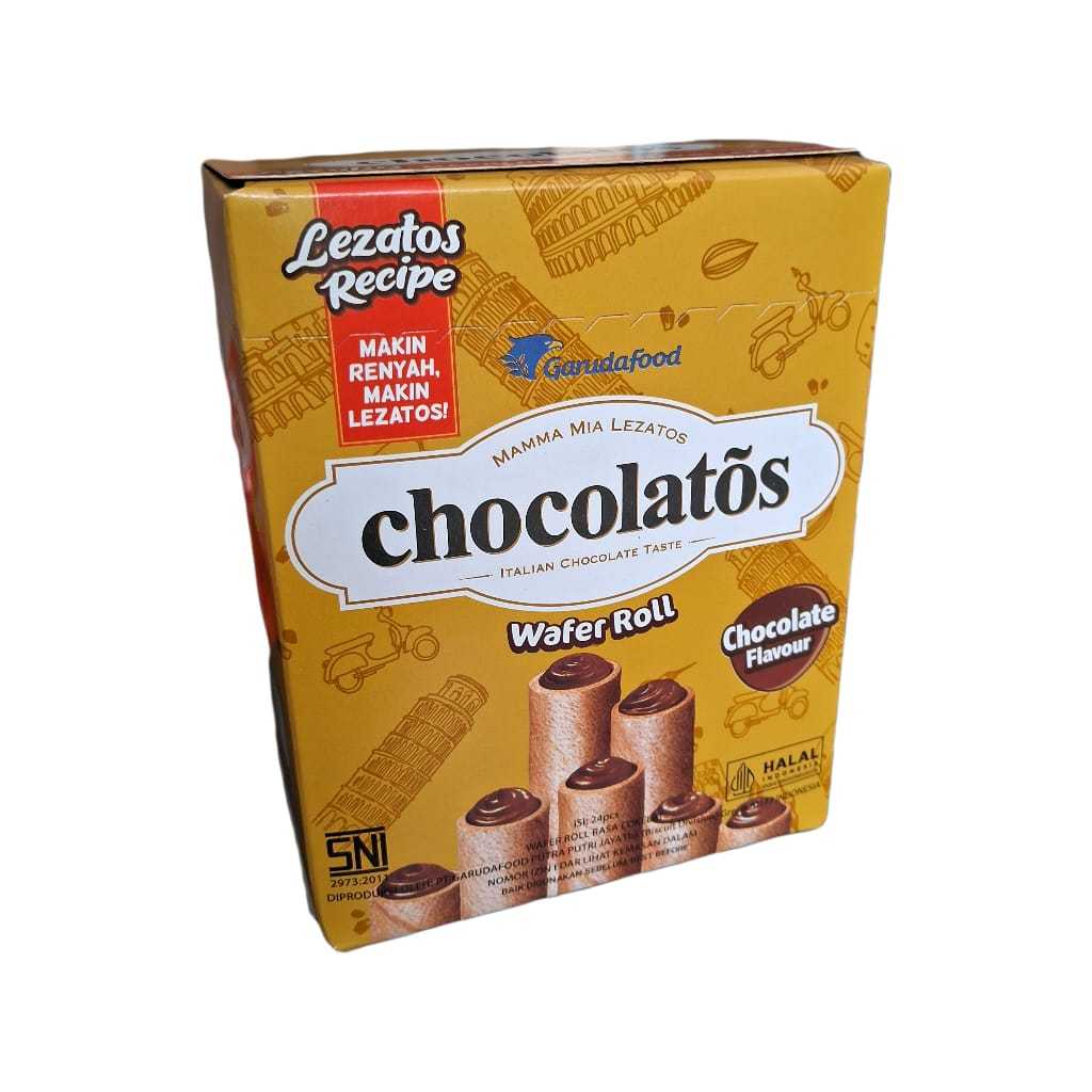 Chocolatos Classic Wafer Roll - Netto 24 bks x 8.5 gr - Gambar 2