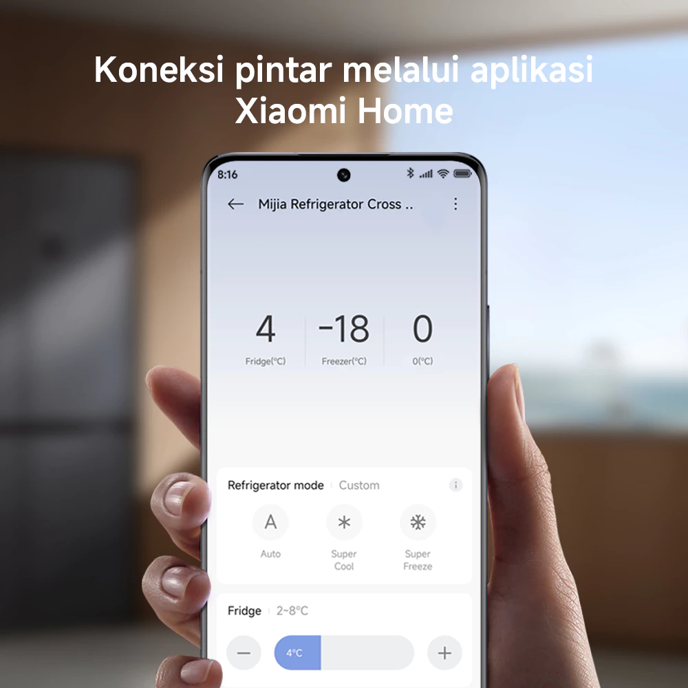 Xiaomi Mijia Refrigerator Cross Door 510L / Smart Control / 510L Big Capacity & Ultra-Slim Design / Ag+ Fresh : Anti-bacterial protection & Deodorizing / Dual Inverter / Kulkas 4 Pintu [Official Store] - Gambar 2