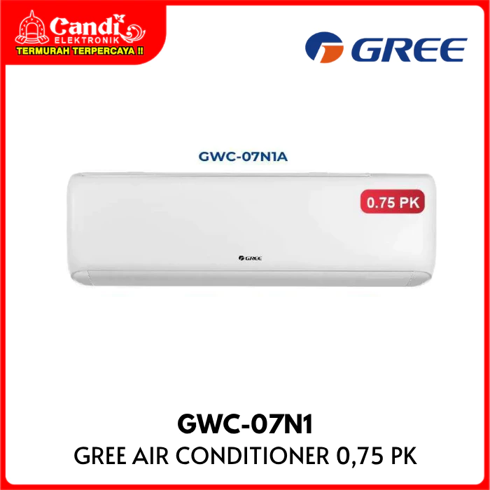 GREE Air Conditioner AC 0,75 PK Deluxe Standar Turbo Mode GWC-07N1