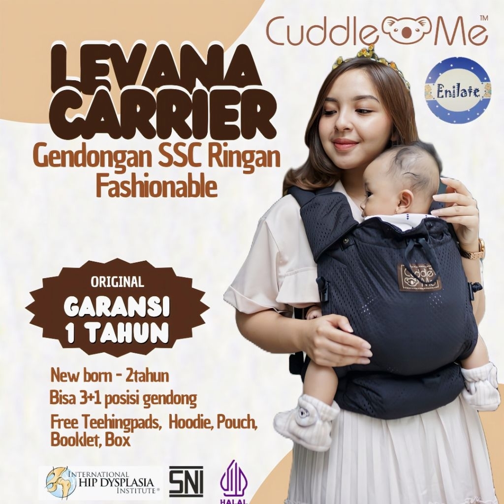 CUDDLEME Levana Carrier 4 Position Baby Carrier SSC M Shape Support ...