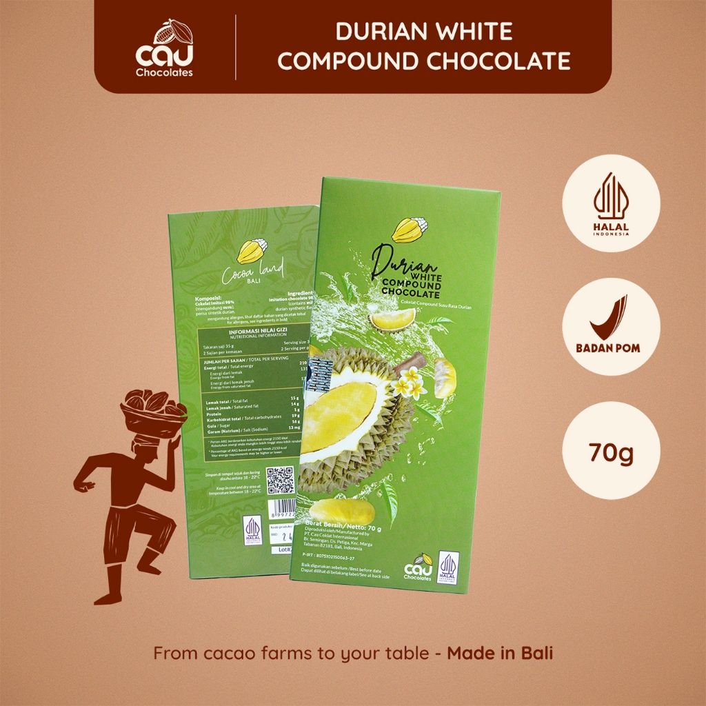 Cocoa Land - Durian Chocolate Compound – 70 gr | Shopee Singapore