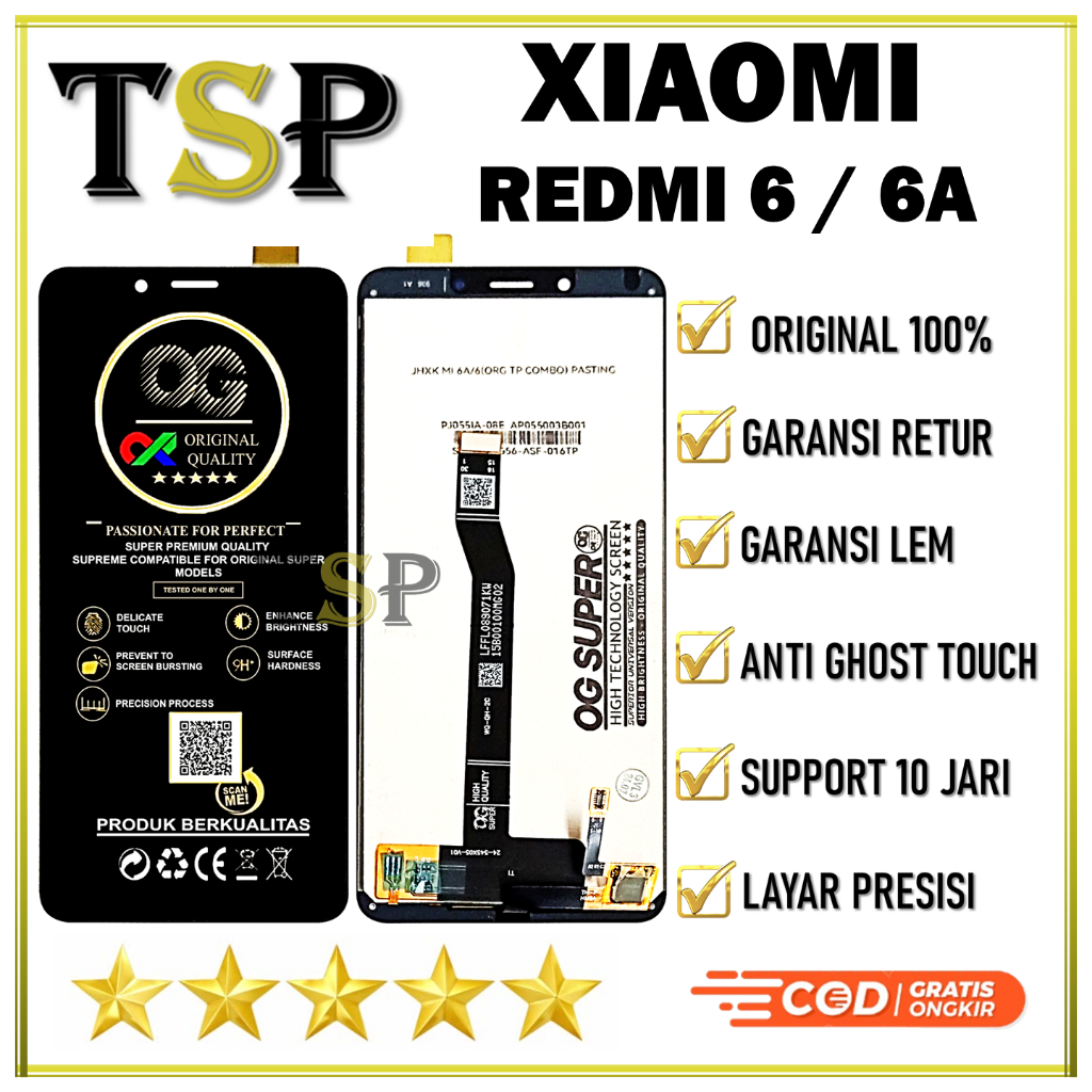 Original 100%  LCD XIAOMI REDMI 6 / 6A LCD ORIGINAL 100%