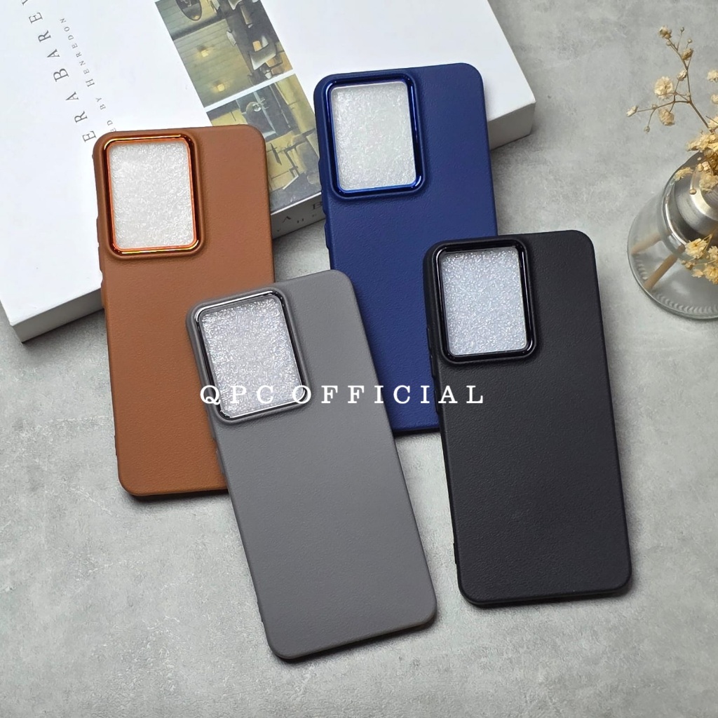 Case Leather Pro Kamera List Crom Case Realme 15 Realme 15 Pro  Realme 14 5G Realme 14T Realme 12 5G Realme 12 Plus Realme 13 4G - Gambar 3