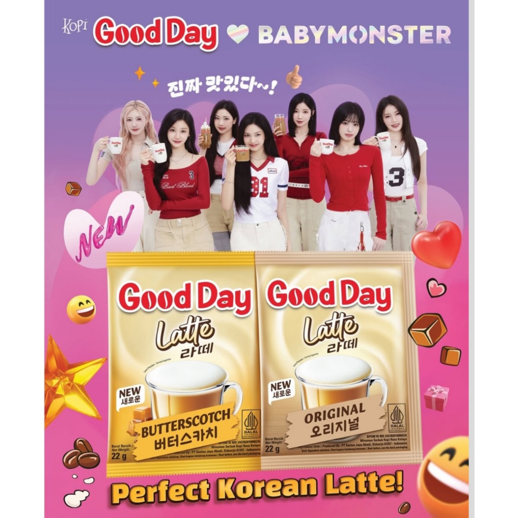 Kopi Good day LATTE ORIGINAL BUTTERSCOTCH PROMO RENCENG ( ISI 10) PROMO !!! - Gambar 2