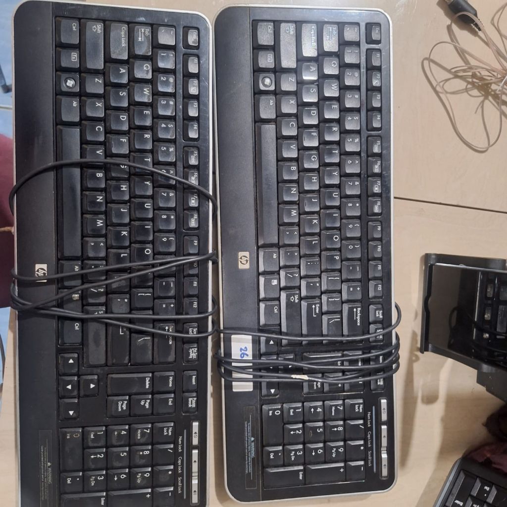 HP Normal black slim usb cell phone keyboard | Shopee Singapore