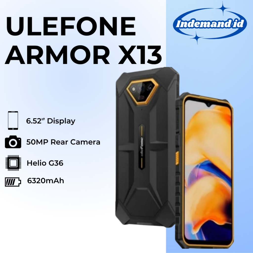 Ulefone Armor X13 12GB + 64GB Android 13 6320mAh 50MP 6.52" NFC 4G GPS