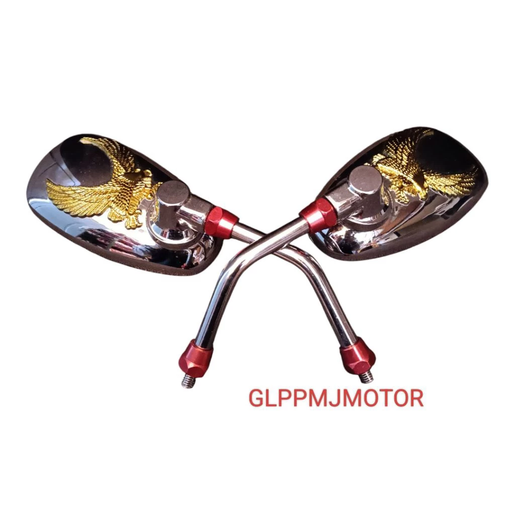 Spion Shogun 125 Sp Smash Sogun 110 Smesh Smesh Satria Fu F 150 Suzuki Drat 12 14 Model Crom Standar Mini Variasi Stainless Croom Chrome Krom - Gambar 4
