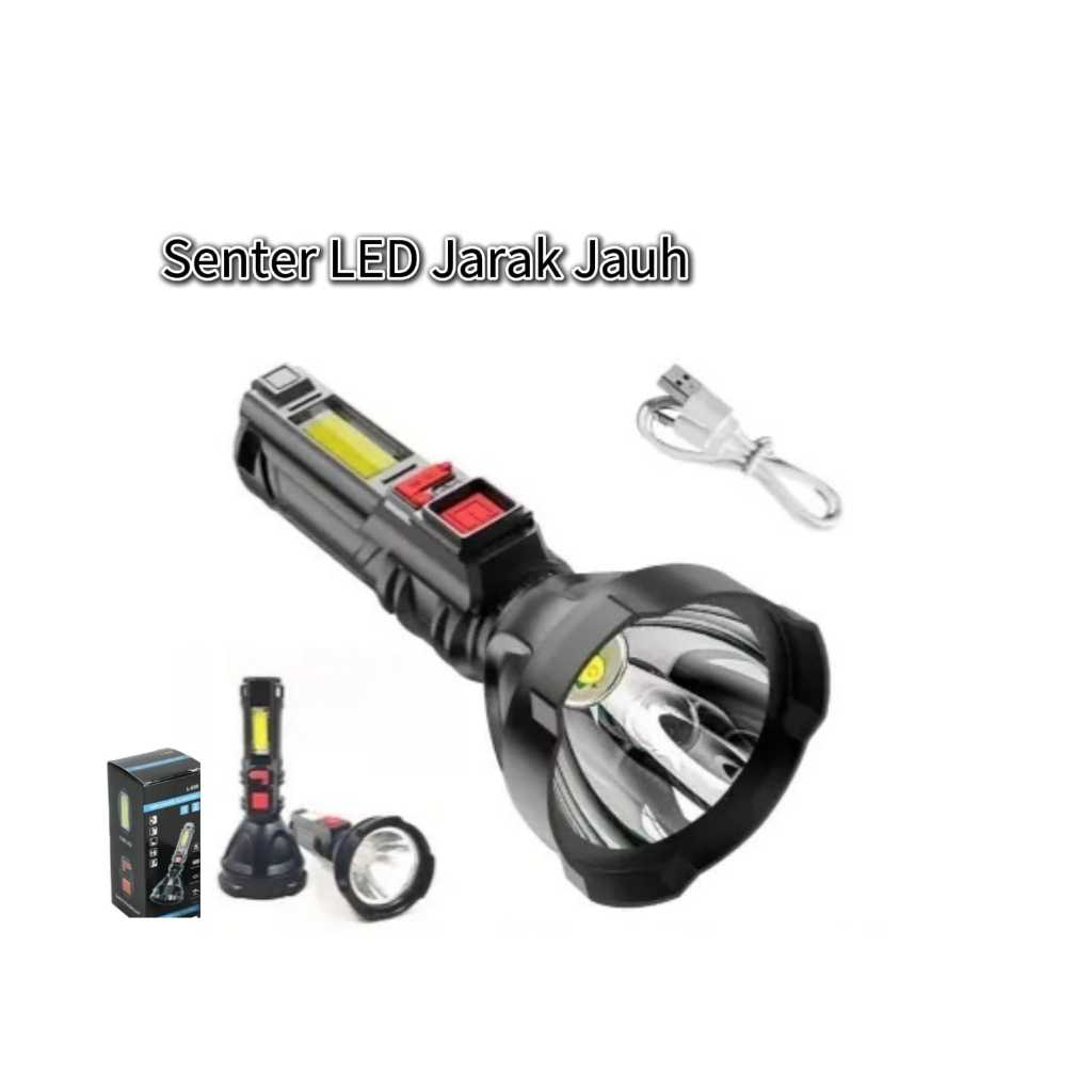 Senter LED Best Seller Jarak Jauh Senter Fokus Super Terang Senter L830