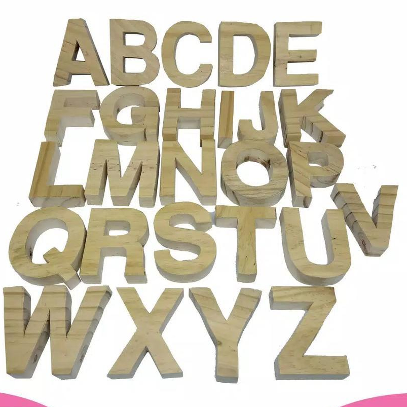CUSTOM DECORATION WOODEN RAISED LETTERS | CUSTOM WOODEN LOGO | SIZE 6CM ...