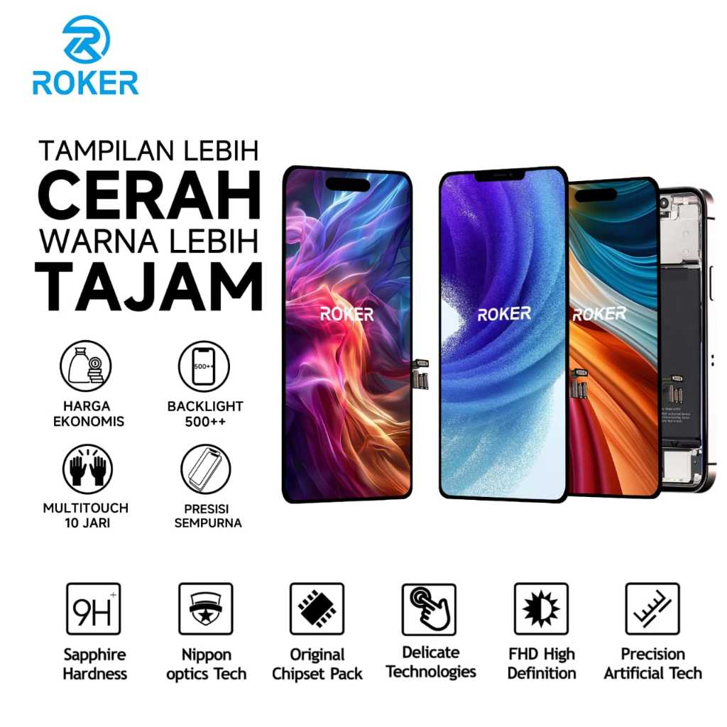 ROKER LCD TOUCHSCREEN ITEL VISION 1/L6005/P36 PLAY FULLSET - Gambar 2