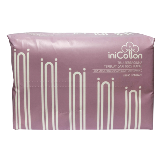 INICOTTON TISSUE ISI 90LEMBAR / TISSUE / PERAWATAN DIRI - Gambar 2