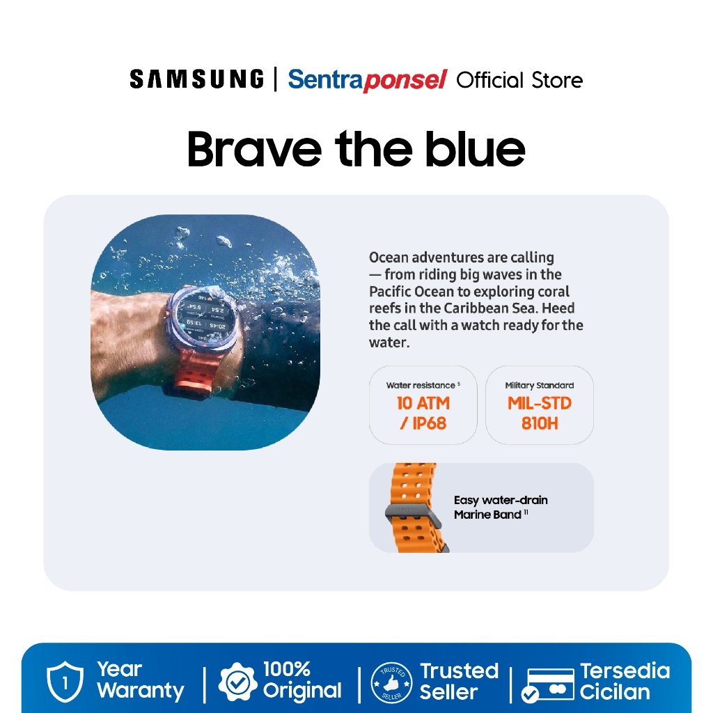 Samsung Galaxy Watch Ultra 47mm - Garansi Resmi Samsung Indonesia SEIN - Gambar 2