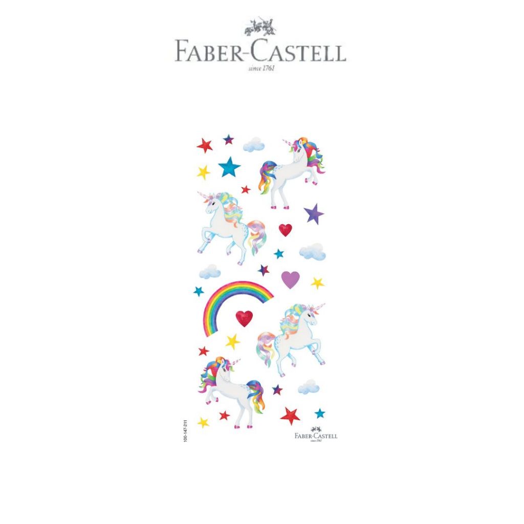 Faber-Castell Colouring Pack set Buku Mewarnai – Dino & Unicorn Edition - Gambar 4