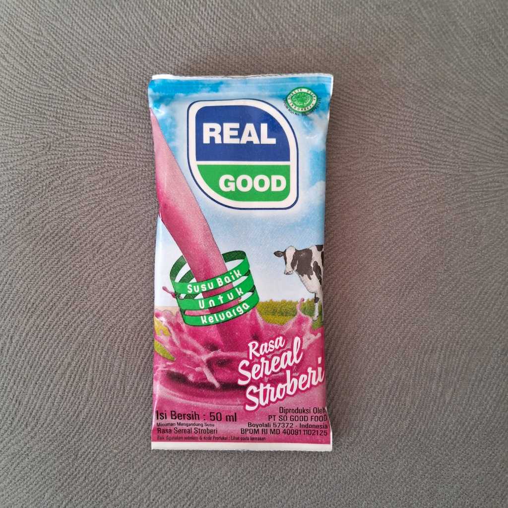 Susu Bantal Real Good Susu UHT Real Good Mini Aneka Varian Rasa - Netto 50ml X 10 pcs - Gambar 3