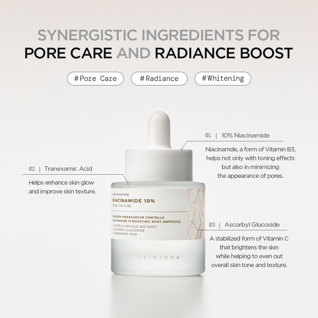 SKIN1004 Madagascar Centella Niacinamide 10 Boosting Shot Ampoule 30ml - Gambar 2