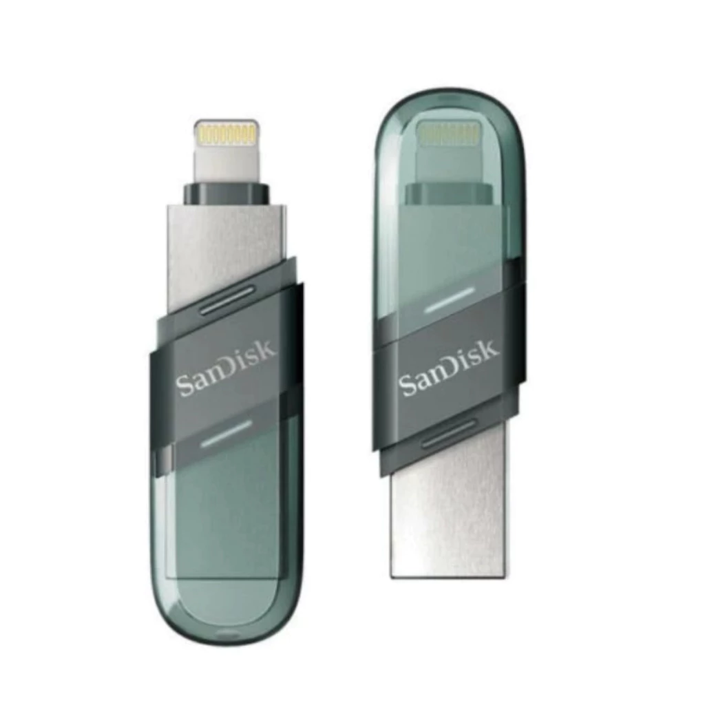 SANDISK Flashdisk Otg Lightning 64gb /128gb / 256gb iXpand Flip USB 3.1 Garansi Resmi 2 Tahun - Gambar 2