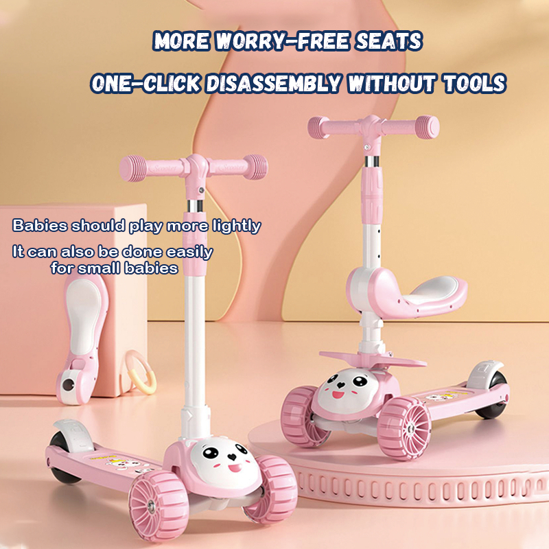Magical Playtime Scooter Anak Roda 3 Lipat Musik - Gambar 4