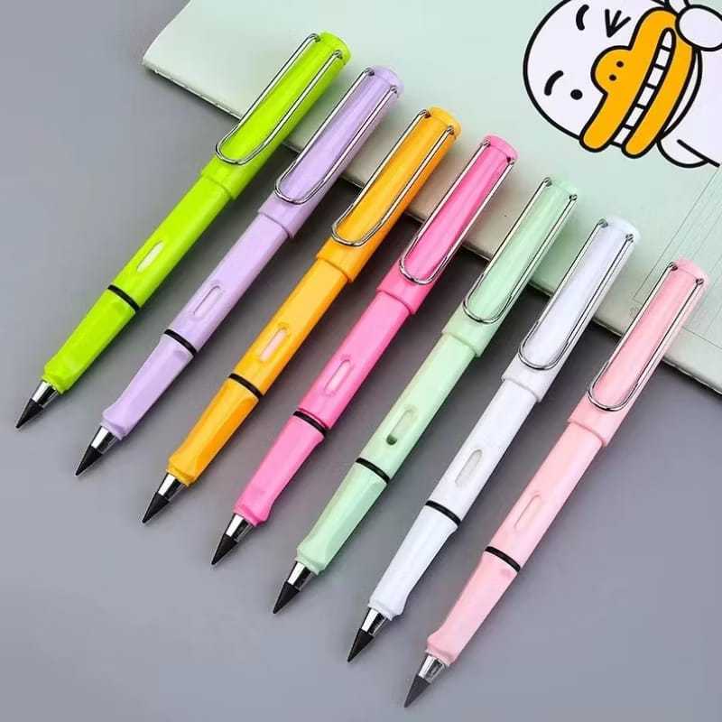 Pensil Ajaib Viral 12 Pcs Tidak Perlu Mengasah - Gambar 2