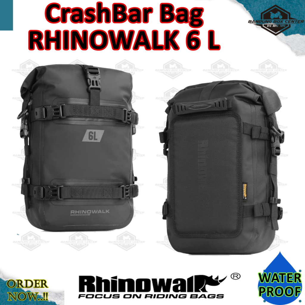 Crashbar Bag RHINOWALK MT2206 Engine Guard Bag Tubular Motorcycle Bag ...