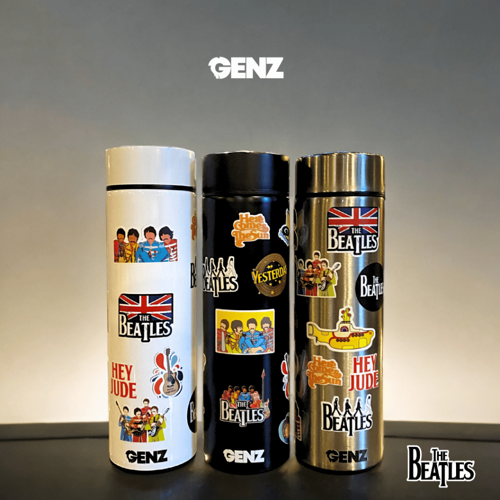 THE BEATLES Tumbler Aesthetic  Premium Stainless Stell Tahan Dingin Panas 500Ml LED TEMPERATUR