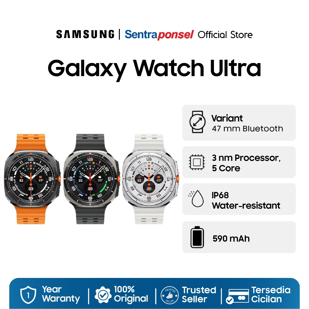 Samsung Galaxy Watch Ultra 47mm - Garansi Resmi Samsung Indonesia SEIN