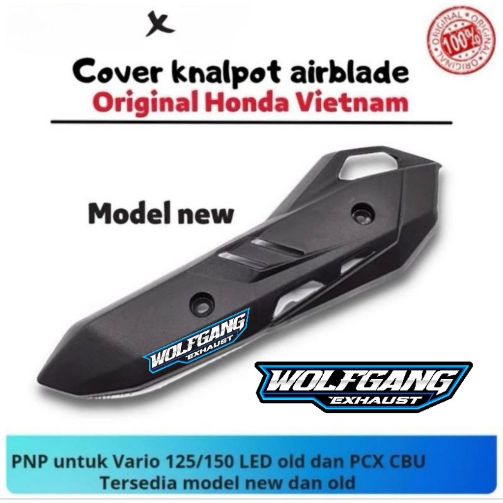 New Air Blade Original Wolfgang Exhaust Shield for All Automatic ...