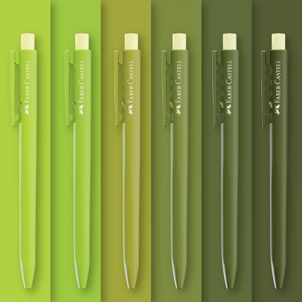 Faber Castell Green Series Gel Pen 12 Pcs