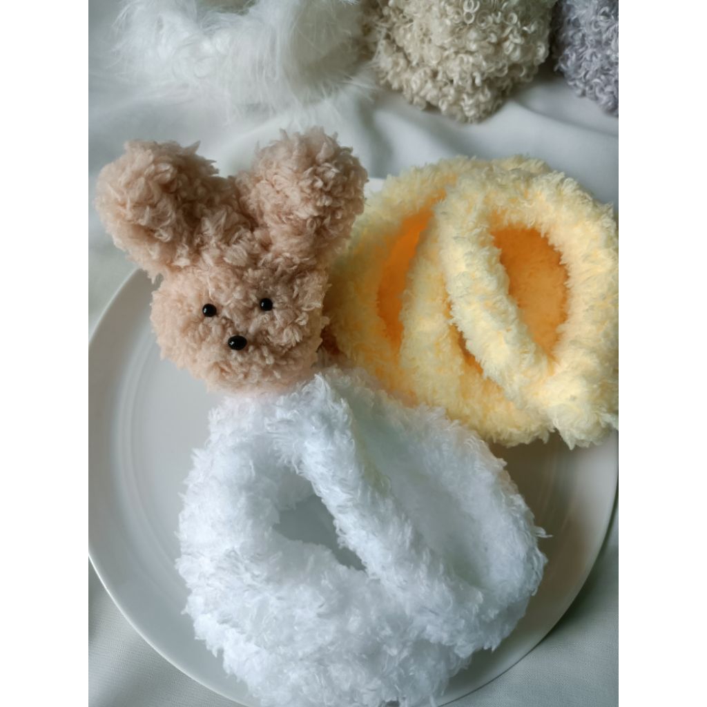 Jumbo large feather wire 2x105cm Terry Fuzzy pipe moru doll / Chunky ...