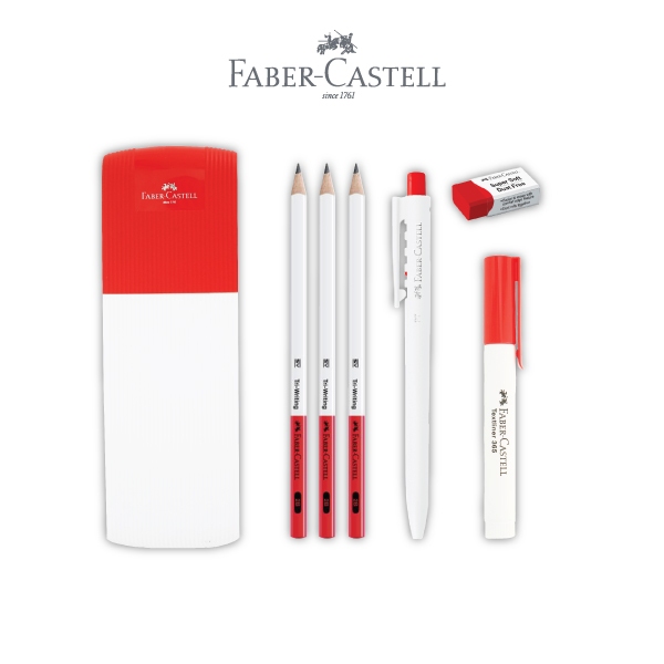 Faber-Castell Paket Alat Tulis Lengkap Merah Putih â€“ Edisi Terbatas - Gambar 2