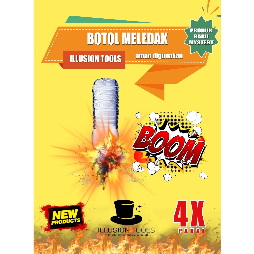 MAGIC TOOLS Explosive Bottle ILLUSION TOOLS | Shopee Singapore