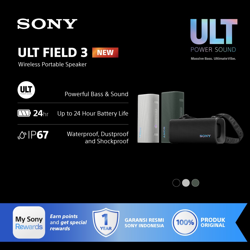 SONY ULT Field 3 Wireless Portable Speaker / SRS-ULT30