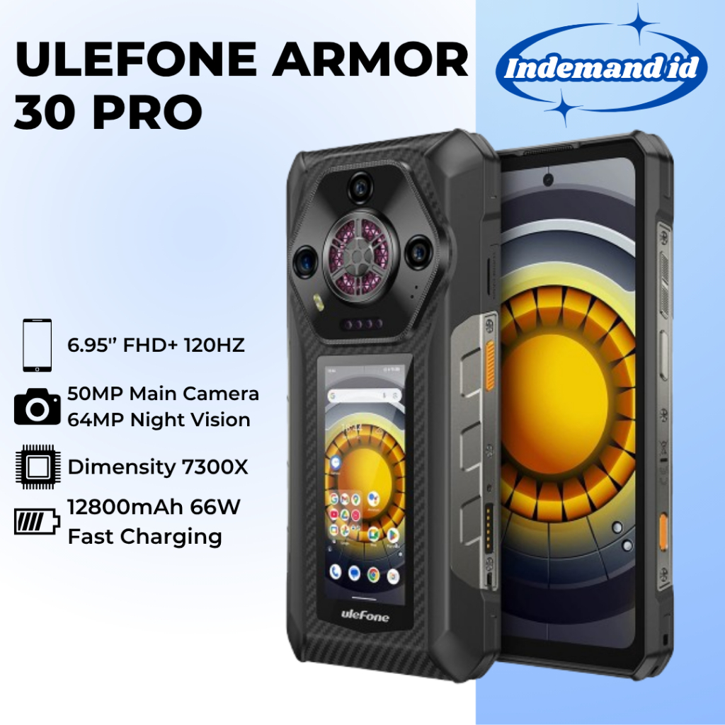 Ulefone Armor 30 Pro 5G 12800mAh 64MP 16GB 512GB