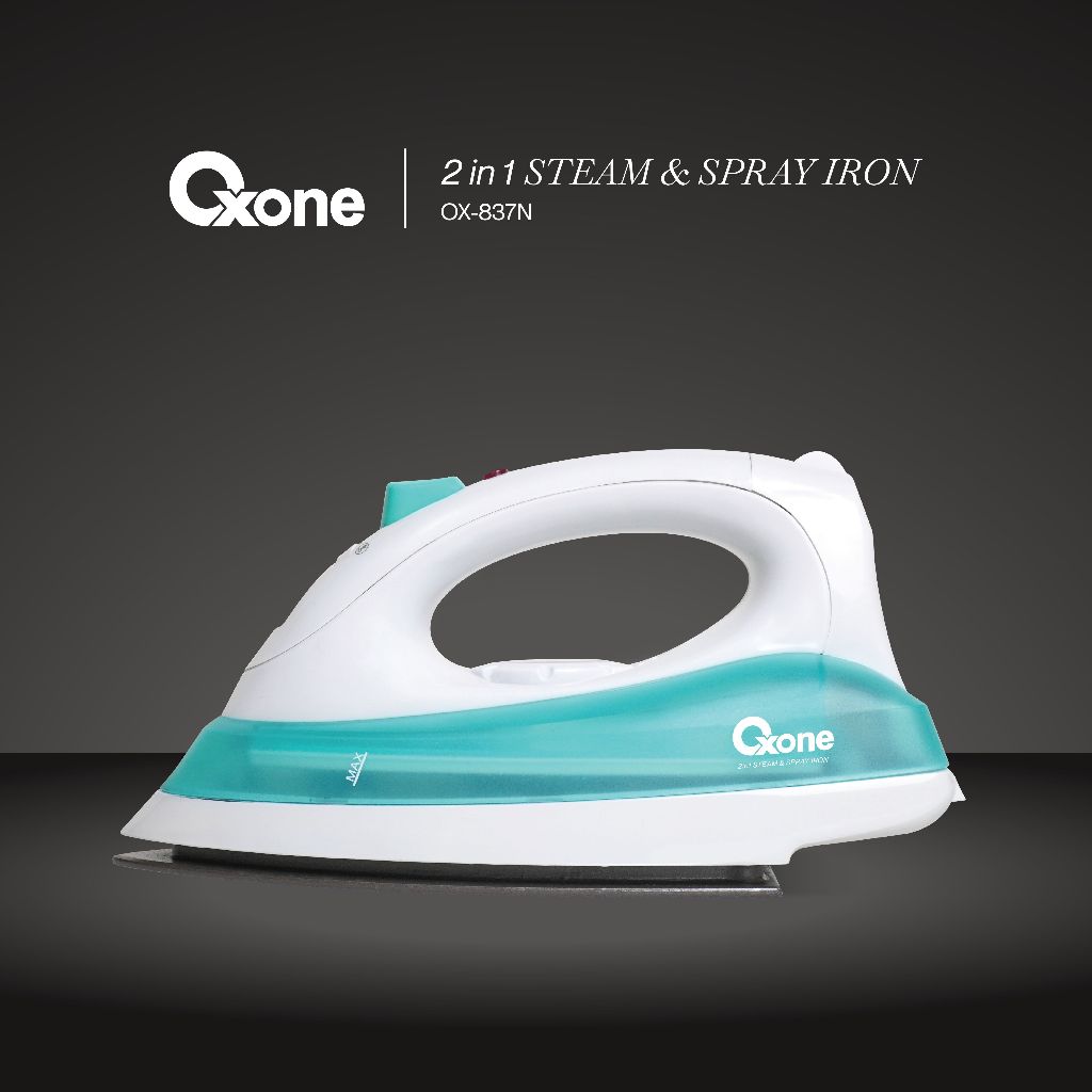Oxone OX837N 2in1 Steam and Spray Iron Setrika Uap - Gambar 2