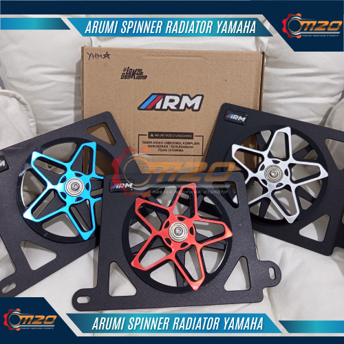 NMAX & Aerox Lexi ARUMI CNC Spinner 3D ARM Radiator Cover Star Type ...
