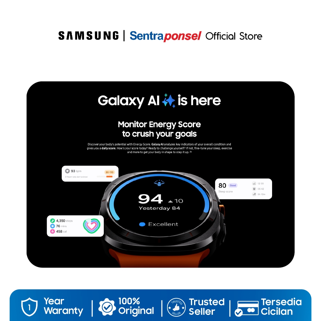 Samsung Galaxy Watch Ultra 47mm - Garansi Resmi Samsung Indonesia SEIN - Gambar 3