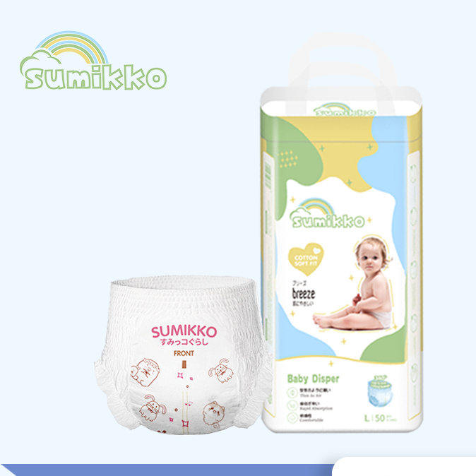 ( 1 bag ) SUMIKKO POPOK BAYI CELANA PANTS / PEREKAT TAPE S50 S / M50 M / L50 L / XL50 XL / XXL50 XXL / XXXL50 XXXL 50