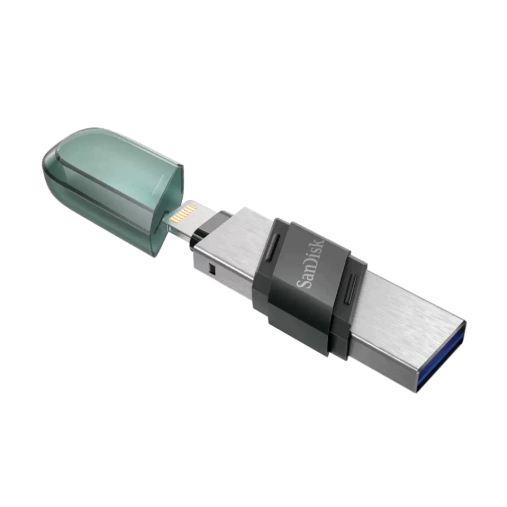 SANDISK Flashdisk Otg Lightning 64gb /128gb / 256gb iXpand Flip USB 3.1 Garansi Resmi 2 Tahun - Gambar 4