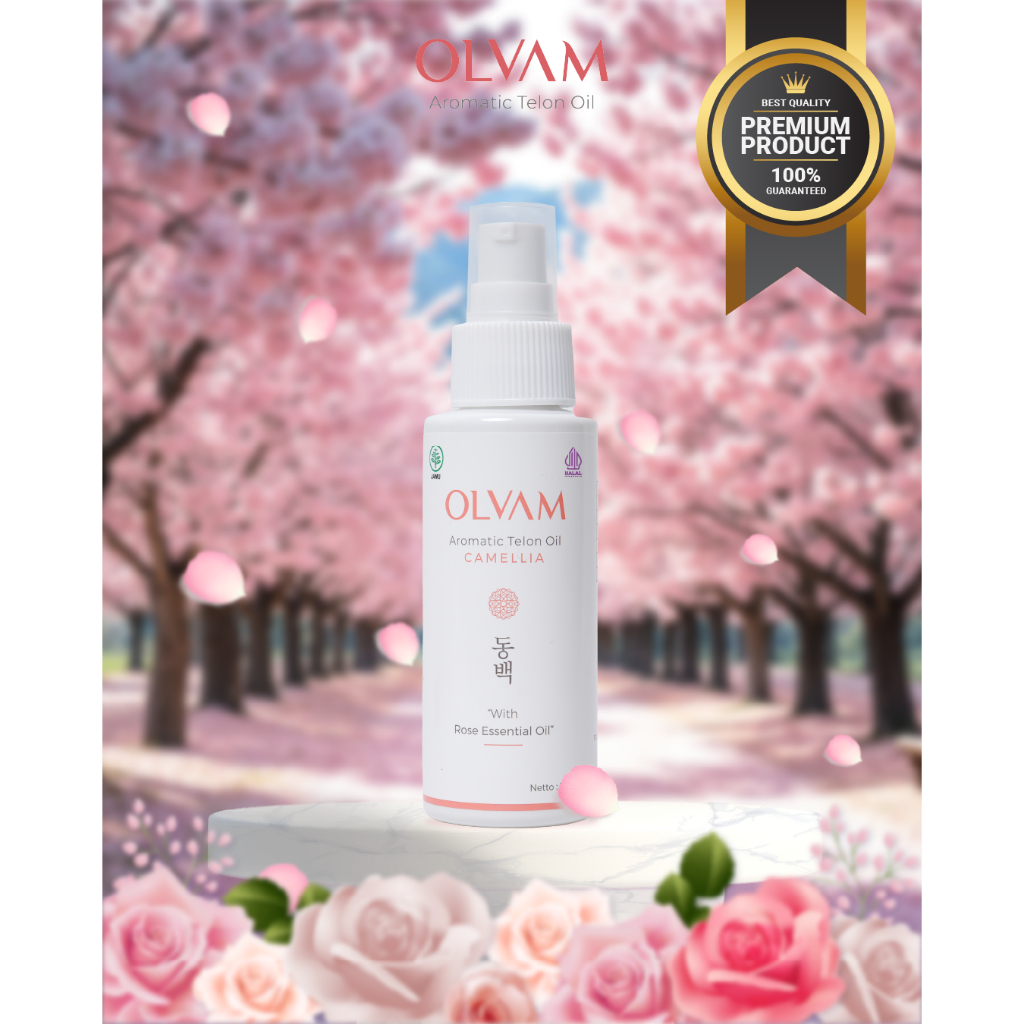 Minyak Telon Premium OLVAM dengan Rose Essential Oil - Gambar 2