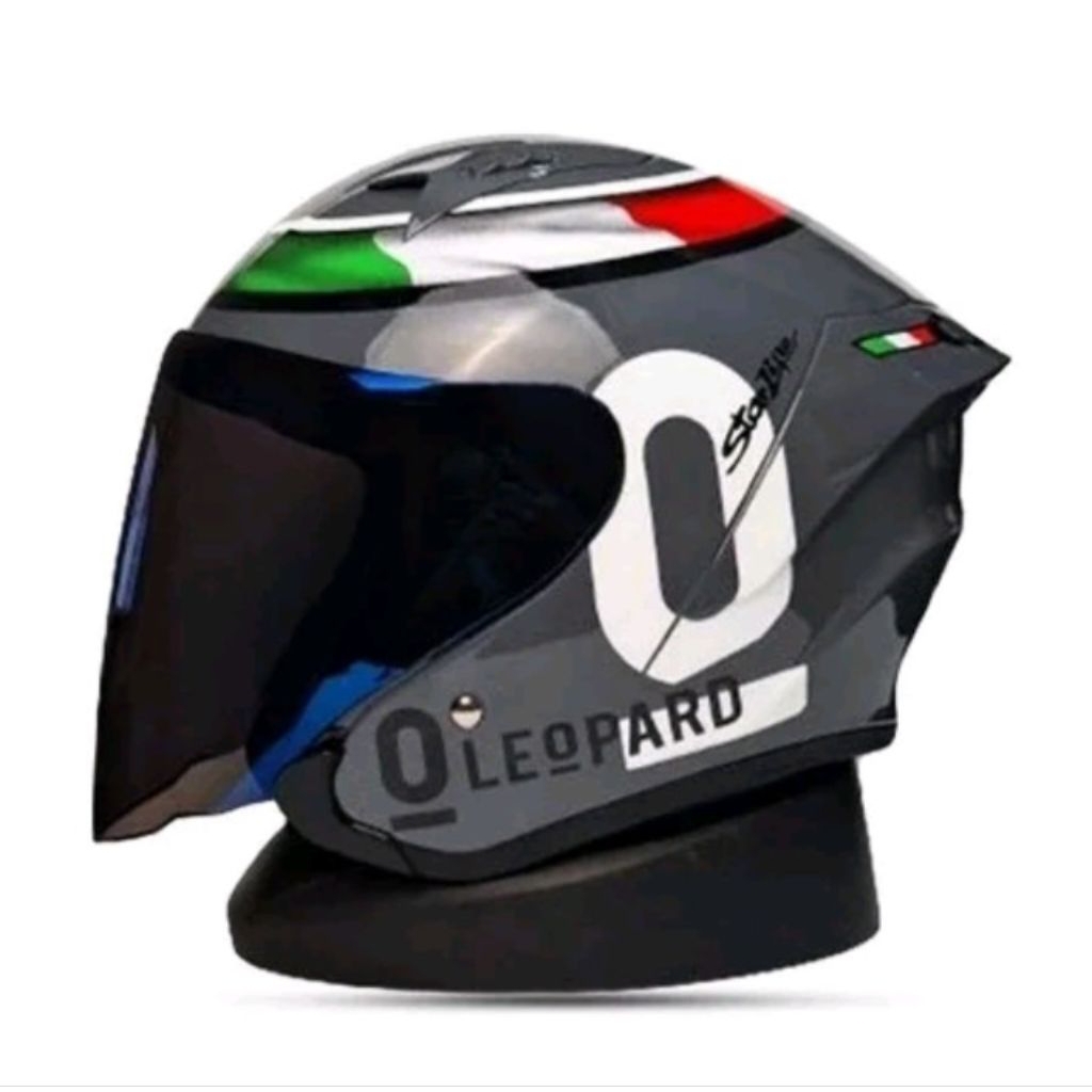 MLA HAKAI LEOPARD HELMET Latest Half Face Helmet for Men and Women