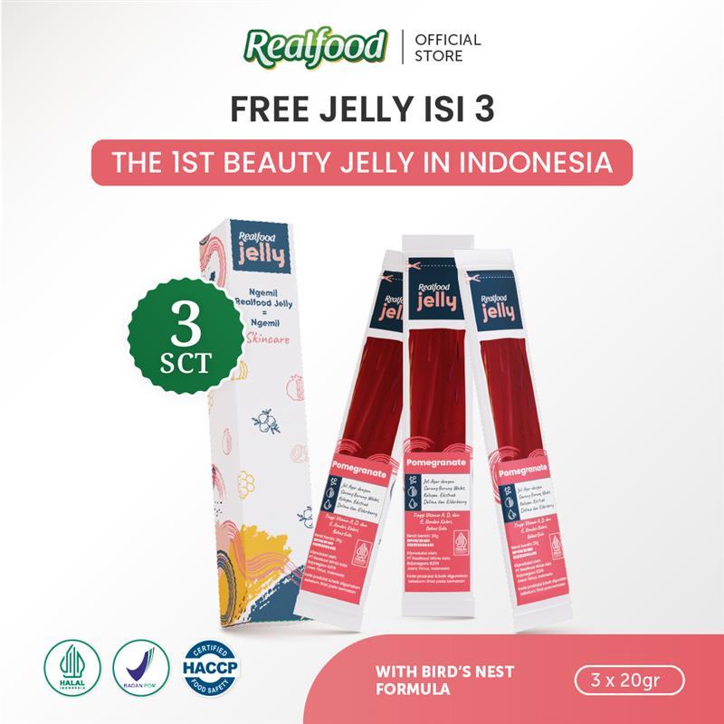 Realfood Momiku Mix Jelly Mikumuno + Hap Hap Dengan Sarang Burung Walet - Gambar 3