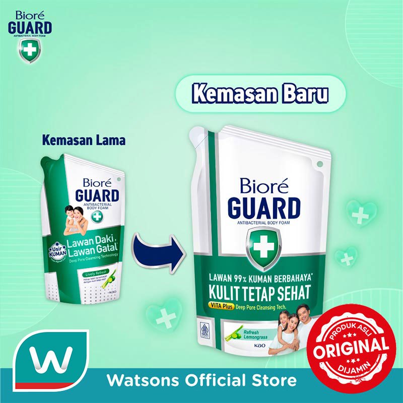 Biore Body Foam Guard Lively Refresh 800ml - Gambar 4