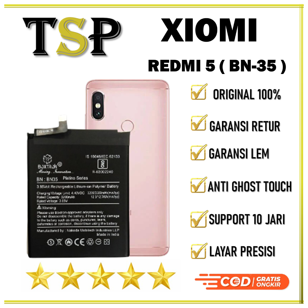 BATERAI XIAOMI ( BN-35 ) REDMI 5 BATERAI ORIGINAL 100%