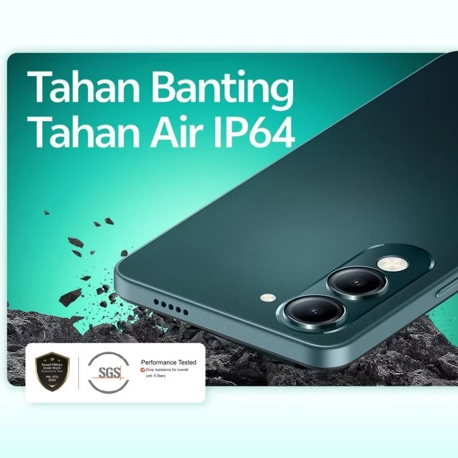 vivo Y19s GT 5G [BISA INSTAN PENGIRIMAN] - Dimensity 6300 5G, 5500mAh Tahan Lama, NFC Multifunctions, Tahan Banting & Hujan, 50MP Kamera Utama, AI Erase - Gambar 4