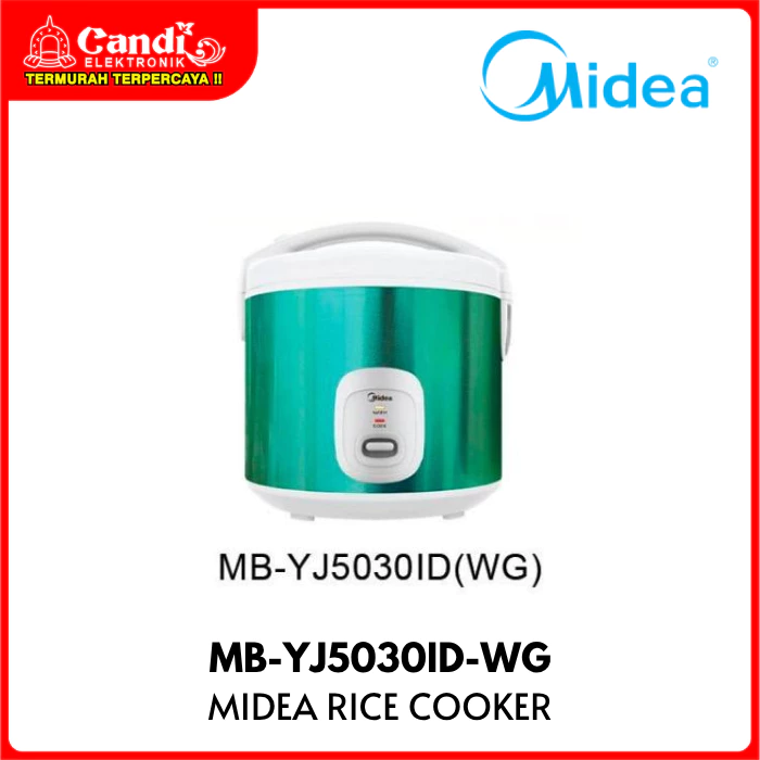 MIDEA Rice Cooker Penanak Nasi 1,8 Liter Inner Pot Anti Lengket MB-YJ5030ID-WG - Gambar 2