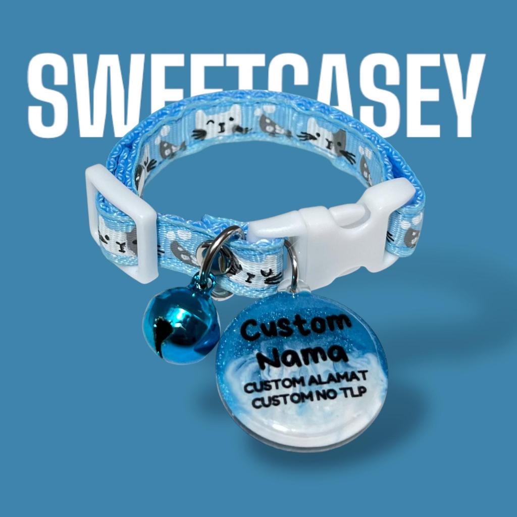 GALAXY X APPA CATNECKLACE / KALUNG KUCING CUSTOM NAMA / KALUNG FREE NAMA / KALUNG KUCING - Gambar 2