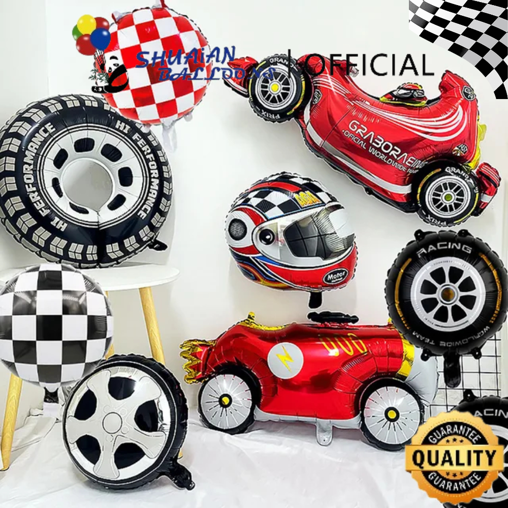 SHUAIAN JUMBO Racing Offroad Foil Balloon Racing Car/ Round Balloon ...