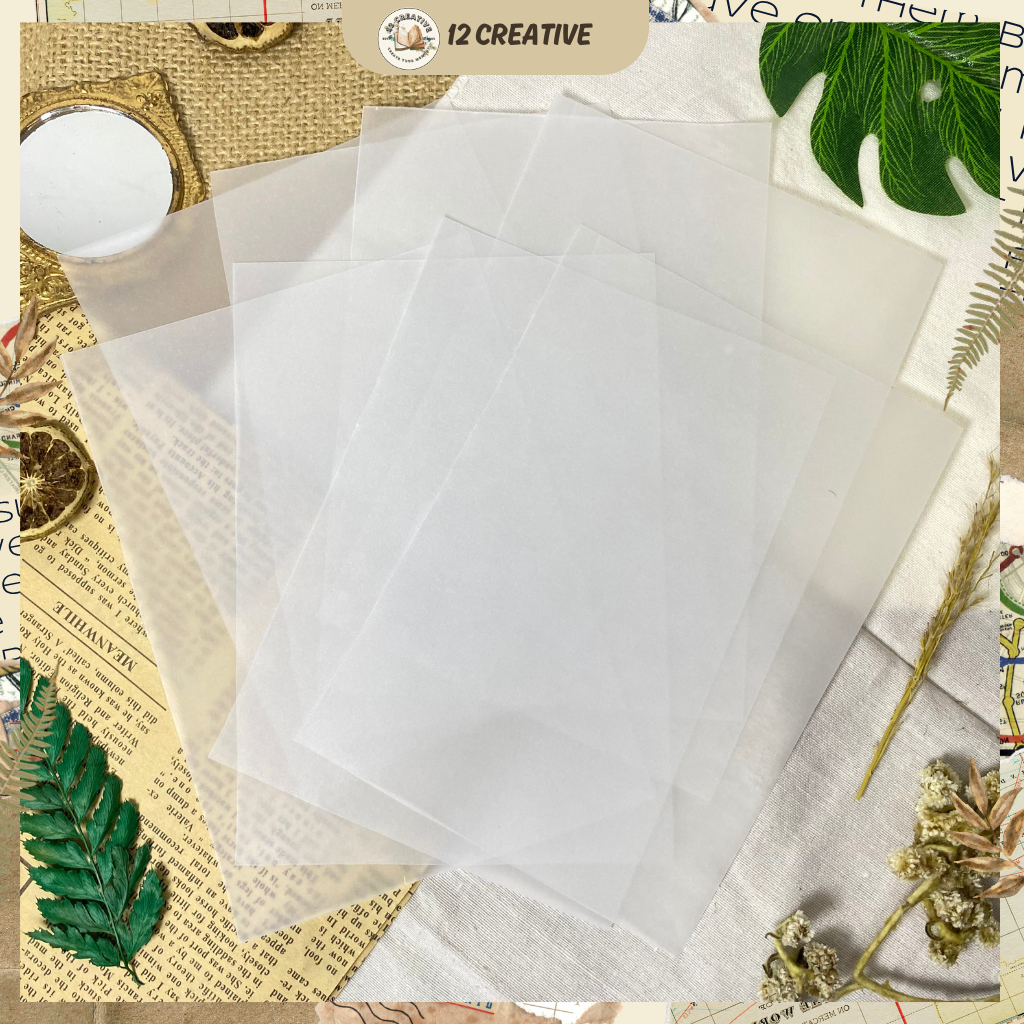 [12 Creative] A6 Tracing Paper 8-Sheet Tracing Paper Opaque Paper ...