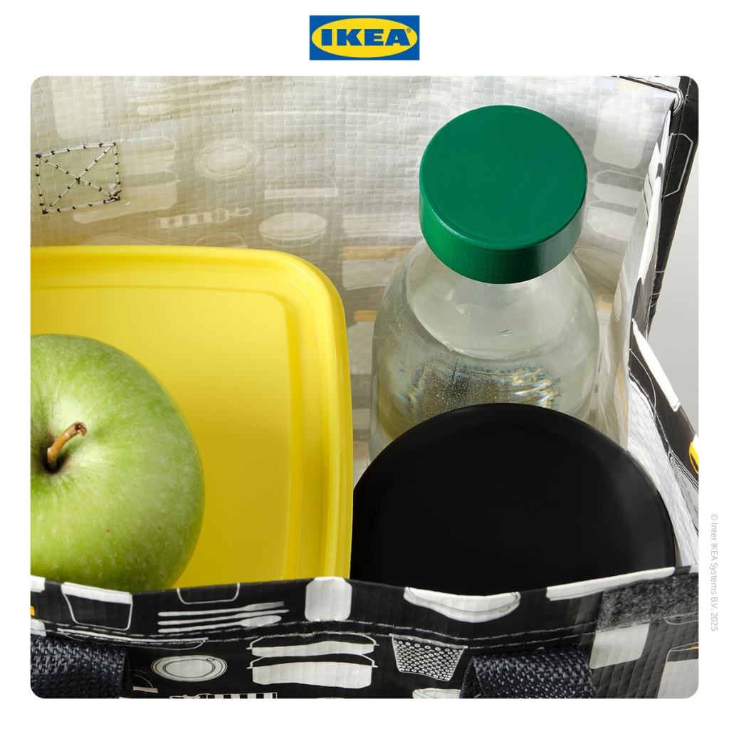 IKEA SPARTANSK Botol Minum Kaca Bening / Hijau 0.5L - Gambar 4