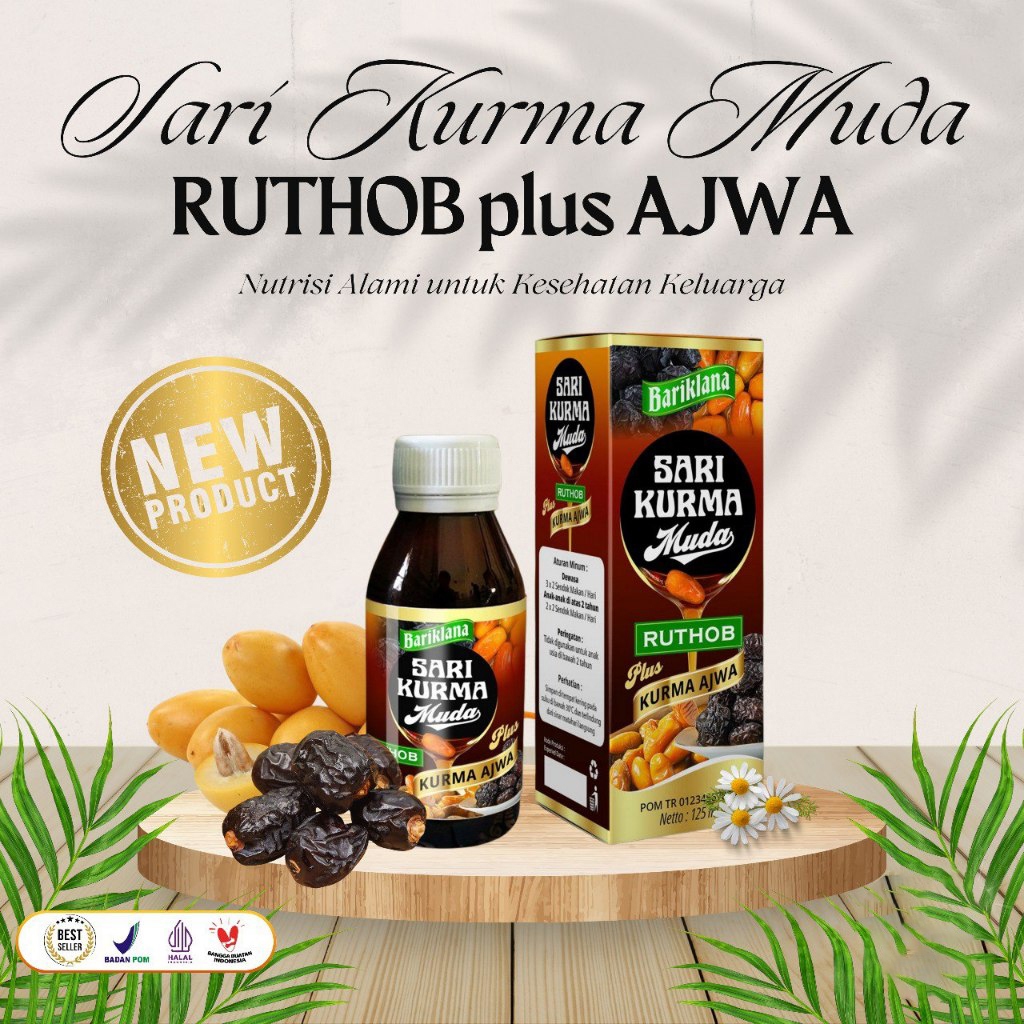 Ruthob Young Date Palm Extract Plus Ajwa Dates Increases HB (Hemoglobin ...