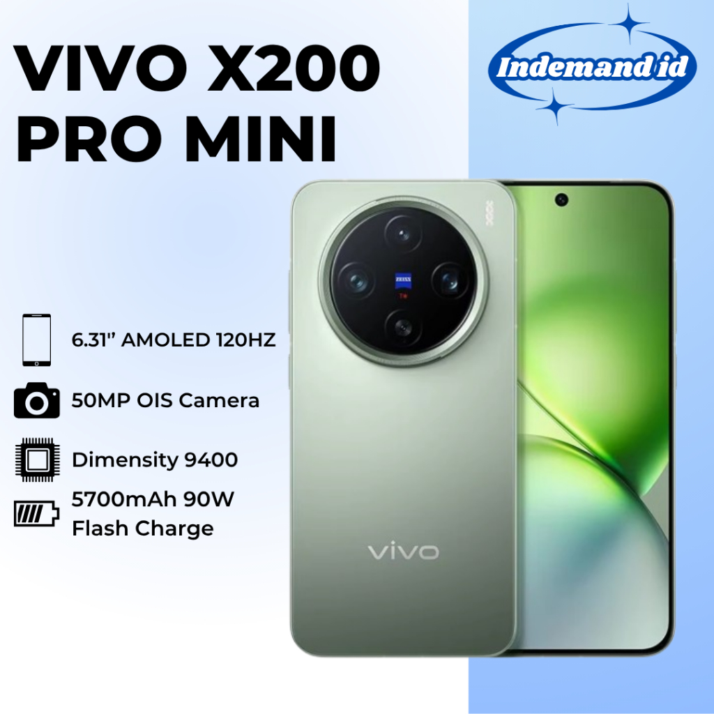 Vivo X200 Pro Mini 5G 6.3" 120Hz Dimensity 9400 5700mAh 90W